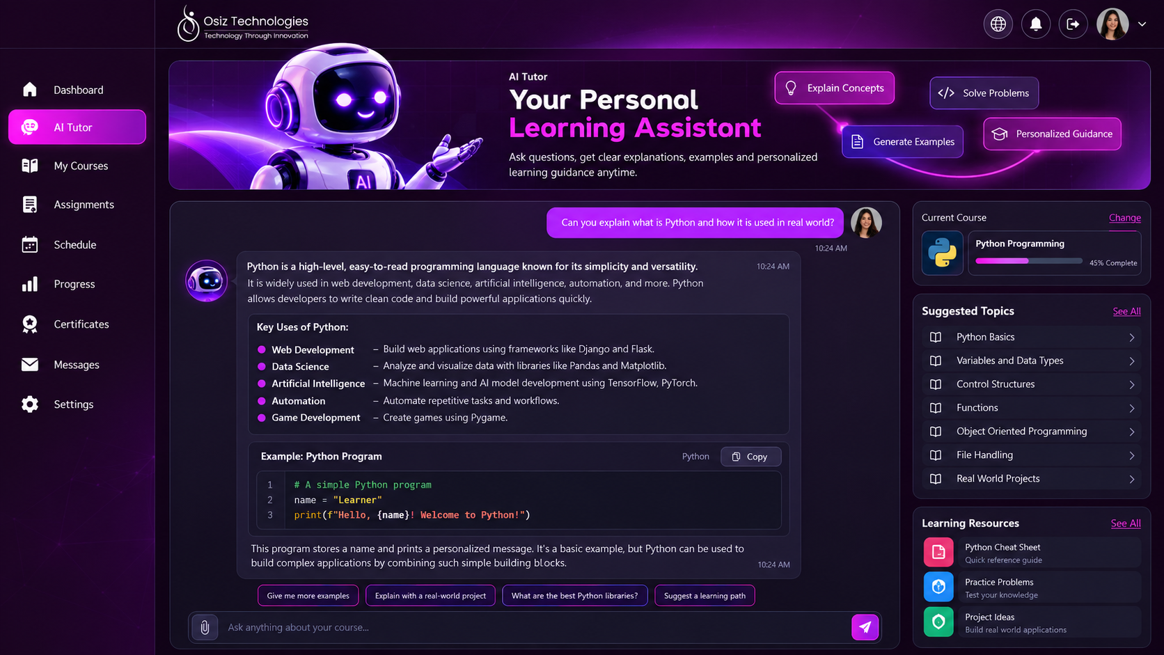AI Tutor