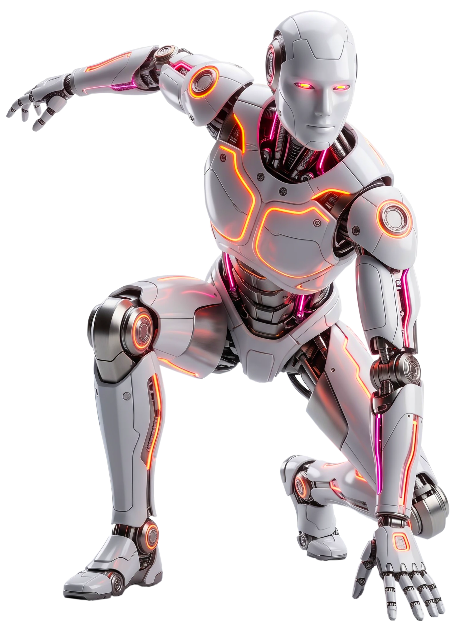 AI Security Robot Superhero