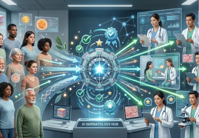 Real-Time Dermatologist Connectivity