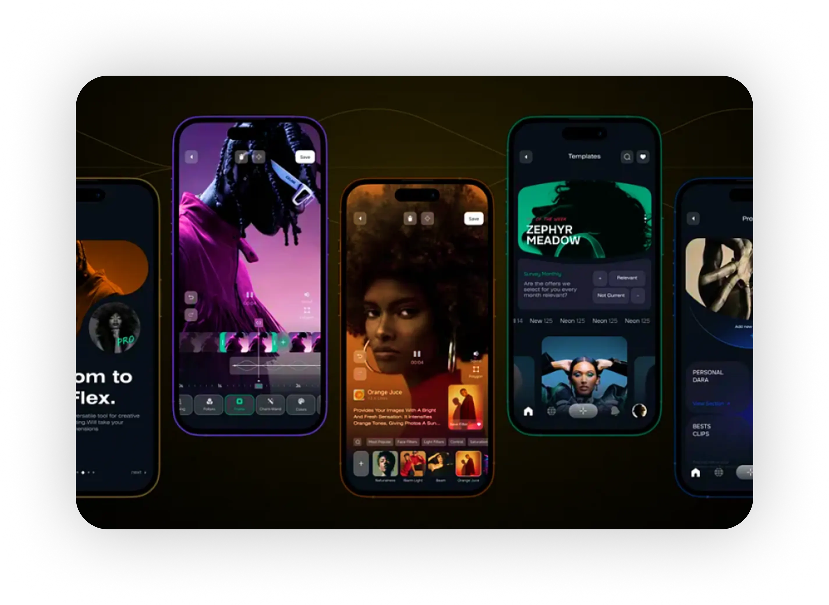 Custom short video app development background