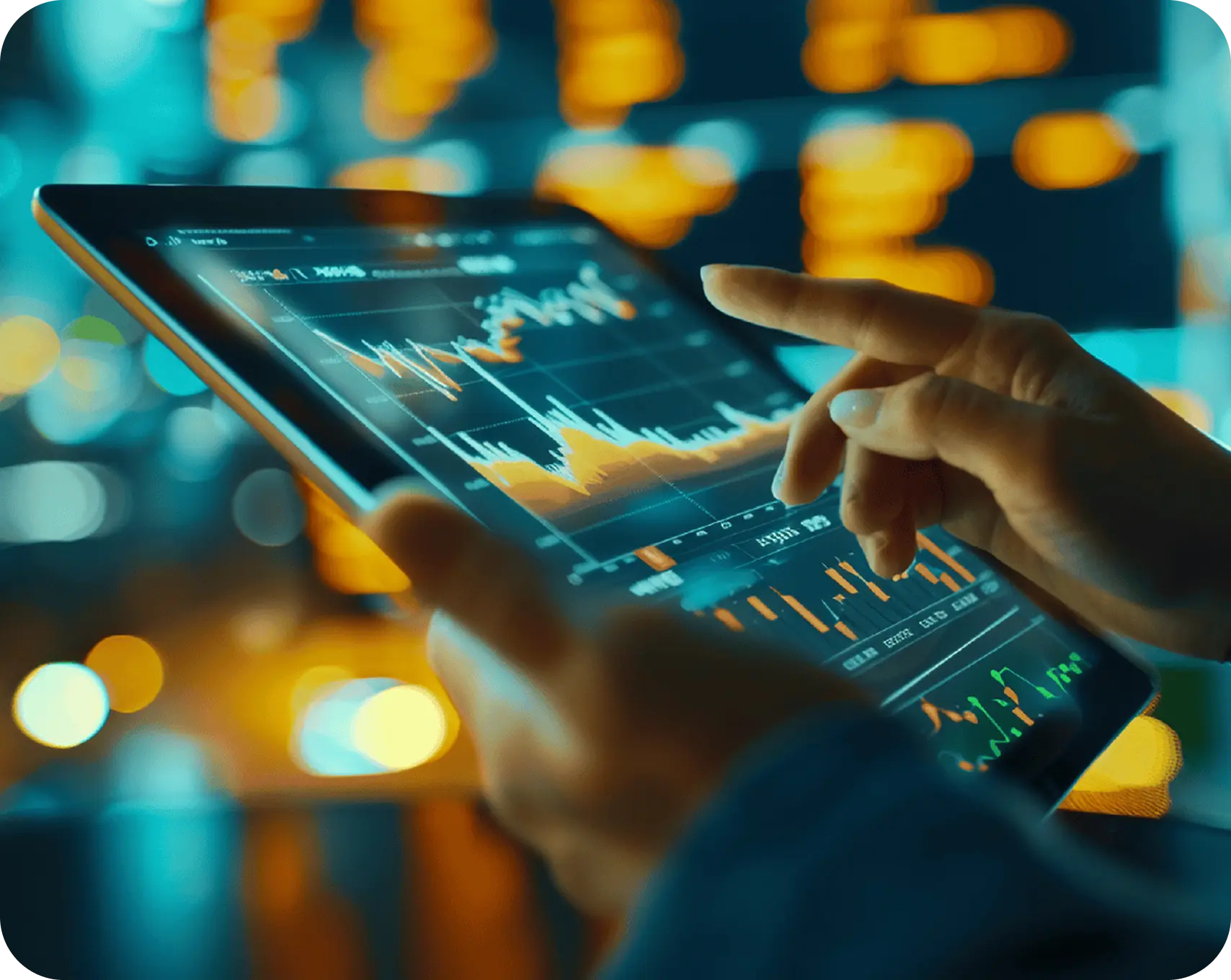 Data analysis hologram interface